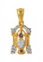 22K Gold Balaji Pendant - Click here to buy online - 500 only..