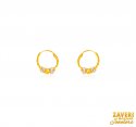 22 Karat Gold Hoop Earrings - Click here to buy online - 379 only..