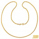 Click here to View - 22 Kt Gold Flat Chain 