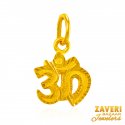 Click here to View - 22Kt Gold OM Pendant 