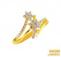 22Kt Gold CZ Ring - Click here to buy online - 299 only..