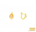 22K Gold Clip On Earrings  - Click here to buy online - 500 only..
