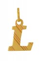 Click here to View - Initial (L) Gold Pendant 