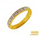 22Kt Gold CZ Band - Click here to buy online - 322 only..