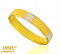 22 kt Gold Two Tone Band - Click here to buy online - 263 only..