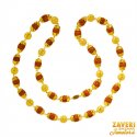 22 Kt Gold Rudraksh Mala - Click here to buy online - 4,400 only..