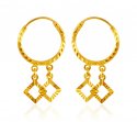 Gold Hoops (22kt Gold) - Click here to buy online - 311 only..