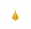 22 Kt Gold Coin Pendant - Click here to buy online - 241 only..