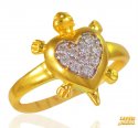 Click here to View - 22 Kt Gold Tortoise Ring 