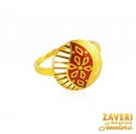 Click here to View - 22 Kt Gold Ring  for Ladies 