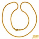Click here to View - 22 K Foxtail Gold Plain Chain 