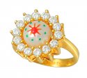 Gold Ring with Signity - Click here to buy online - 911 only..