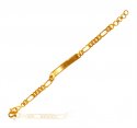 22K Gold Kids Bracelet  - Click here to buy online - 510 only..