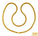 22KT Gold Fox Tail Chain (24 Inch) - Click here to buy online - 9,892 only..