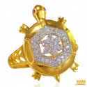 22 Kt Gold Tortoise Ring - Click here to buy online - 590 only..