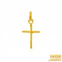 Click here to View - 22Kt Gold Fancy Cross Pendant 