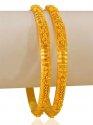 22 Karat Gold Bangles (2 PC) - Click here to buy online - 2,119 only..