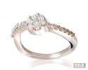 Click here to View - 18K Fancy Wavy Style Diamond Ring 