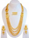 22Kt Gold Antique Necklace Set(Long - Click here to buy online - 13,572 only..