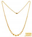 22Kt Gold Beads Long Chain - Click here to buy online - 2,584 only..