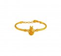Click here to View - 22Kt Gold Kids Bangle Bracelet  