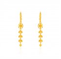 22Kt Gold Long Fancy Earrings - Click here to buy online - 265 only..