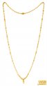 22Karat Gold Long beaded Chain - Click here to buy online - 1,682 only..