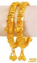 Click here to View - 22Kt Gold Designer Bangles (2 Pc) 