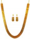 22 Karat Gold Ginni Necklace Set - Click here to buy online - 5,584 only..