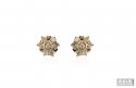 18K White Gold CZ Earrings - Click here to buy online - 610 only..