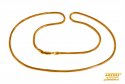 Click here to View - 22 Karat Gold Chain (18 Inch) 