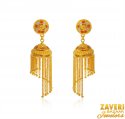22 Kt Gold Jhumki Earrings - Click here to buy online - 1,570 only..