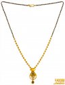 22k Gold Light Mangalsutra - Click here to buy online - 1,108 only..