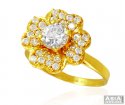 Beautiful Floral 22k Gold Ring - Click here to buy online - 624 only..