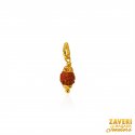 22kt Gold Rudraksh pendant - Click here to buy online - 165 only..
