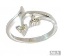 18K Simple Diamond Ring - Click here to buy online - 1,074 only..