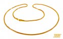 Click here to View - 22 Kt Gold Two Tone Chain (20 Inch) 