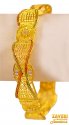 Click here to View - 22Kt Gold Multi Tone Kada (1 Pc) 