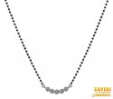 Click here to View - 18Kt WhiteGold Diamond Mangalsutra  