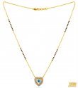 22K Gold Exclusive Mangalsutra Chain - Click here to buy online - 924 only..