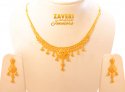 Click here to View - 22Kt Gold Necklace Set 