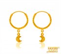 22 Karat Gold Hoops - Click here to buy online - 230 only..