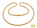 22 Kt Gold Two Tone Chain - Click here to buy online - 1,151 only..