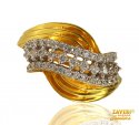 22k Gold Ring with CZ - Click here to buy online - 554 only..