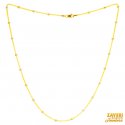 22Kt Gold Multi Tone Fancy Chain - Click here to buy online - 740 only..