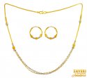 22K Gold Dokia two tones sets - Click here to buy online - 1,588 only..
