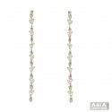 Long White Gold Fancy Earrings - Click here to buy online - 850 only..