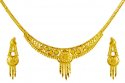 22 Karat Gold Necklace Set - Click here to buy online - 2,287 only..