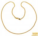 Click here to View - 22K Gold Chain in Fox Tail 