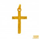 Click here to View - 22Kt Gold Fancy Cross Pendant 